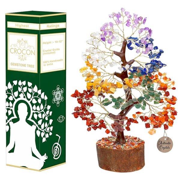 Crocon Seven Chakra Tree Of Life For Positive Energy